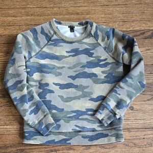 JCrew Womens Camouflage Sweatshirt XS